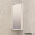 Горен ъглов PVC шкаф за баня, огледален, Inter Ceramic ICMC 1030-30 NEW