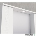 Горен PVC шкаф за баня, огледален 70см, Inter Ceramic ICMC 1047-70