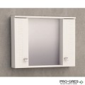 Горен PVC шкаф за баня, огледален 70см, Inter Ceramic ICMC 1047-70