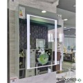 Горен PVC шкаф за баня, огледален, 50см, Inter Ceramic  ICMC 5015/65-2