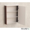 Горен PVC шкаф за баня, огледален 50см, Inter Ceramic ICMC 5018-70