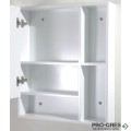 Горен PVC шкаф за баня, огледален, 50см, Inter Ceramic ICMC 5070 