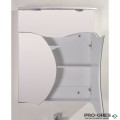 Горен PVC шкаф за баня, огледален, Inter Ceramic ICMC 8560 UP