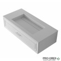 Долен шкаф за баня Stone Solid Surface 100см, Inter Ceramic ICP 10025 / 38416