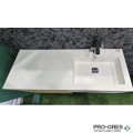 Долен шкаф от камък iStone Solid Surface 100см, Inter Ceramic ICP 10083R
