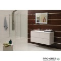 Долен PVC шкаф за баня десен плот, 120см, Inter Ceramic ICP 12038L / 38130