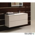 Долен PVC шкаф за баня 120см, ляв плот, Inter Ceramic ICP 12038R /38130
