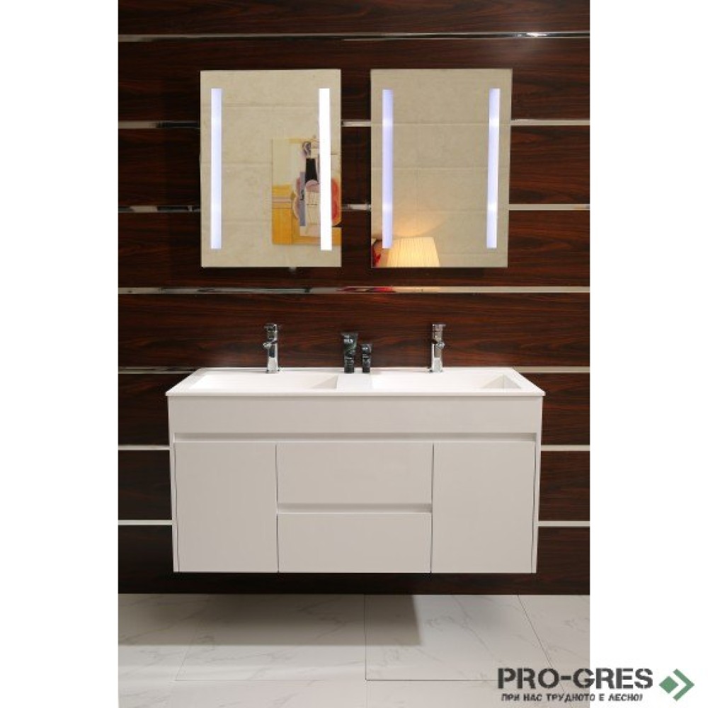 Долен PVC шкаф за баня ЕВА 120см, Inter Ceramic ICP 12046