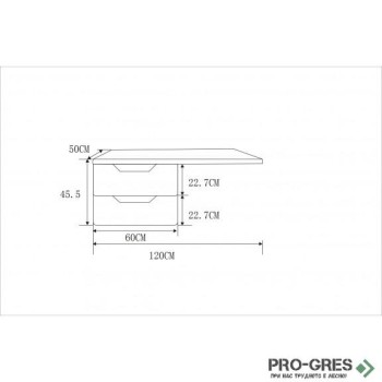 Долен шкаф за баня с удължен плот 120см, Inter Ceramic ICP 12050P Долен шкаф за баня с удължен плот 120см, Inter Ceramic ICP 12050P