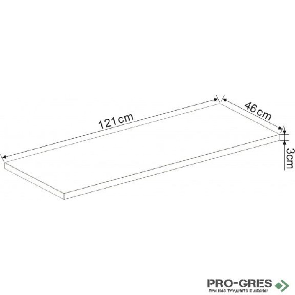Плот за баня PVC 121см, Inter Ceramic ICP 12146-2