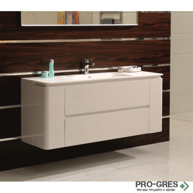 Долен PVC шкаф за баня 140см, Inter Ceramic ICP 14060