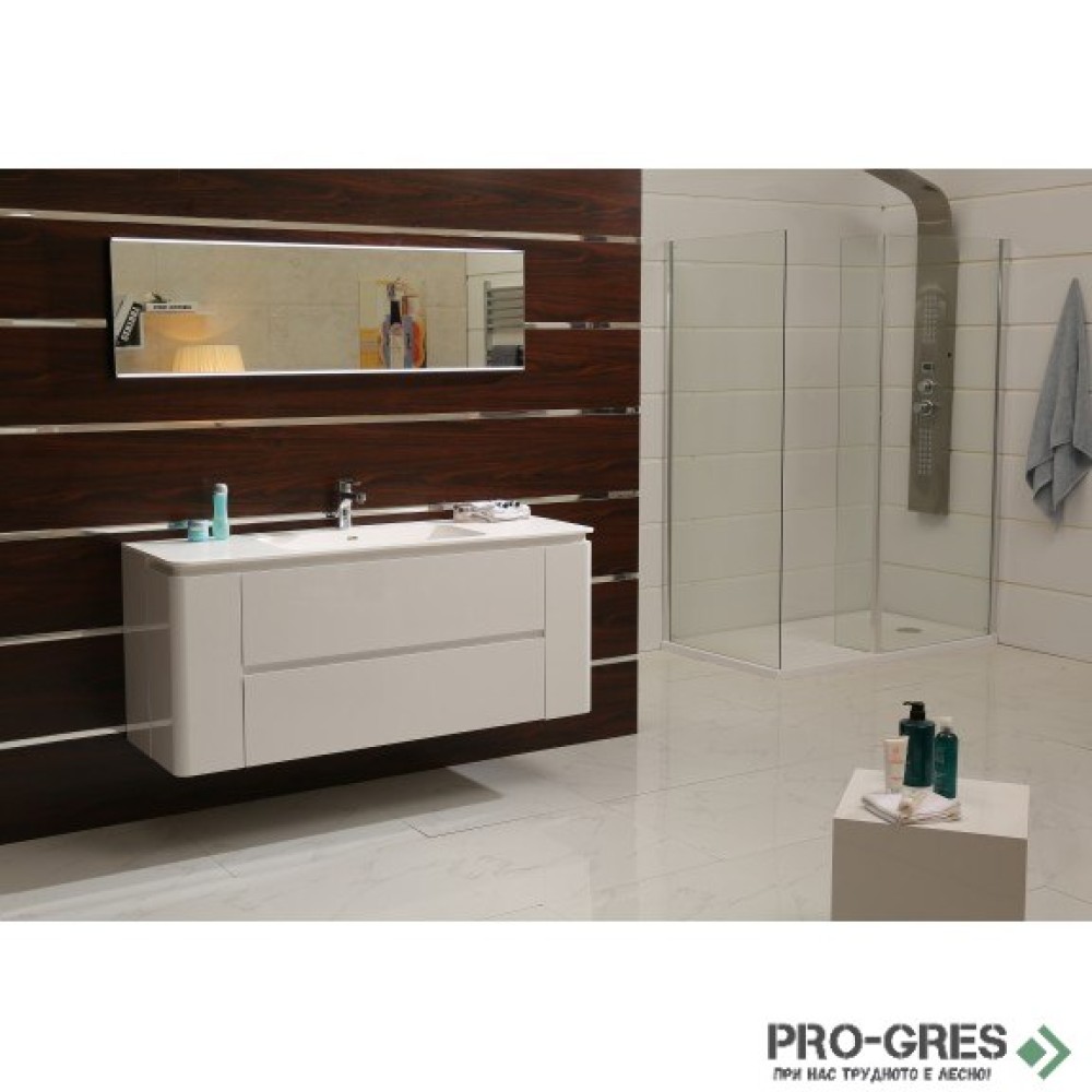 Долен PVC шкаф за баня 140см, Inter Ceramic ICP 14060