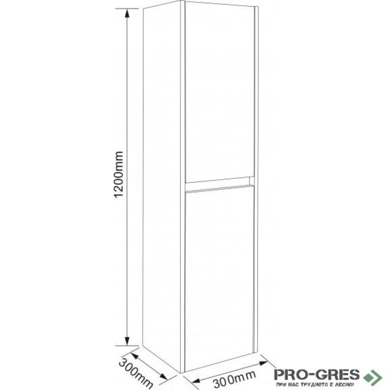 Колона за баня, PVC 30×120см, Inter Ceramic ICP 30120 2