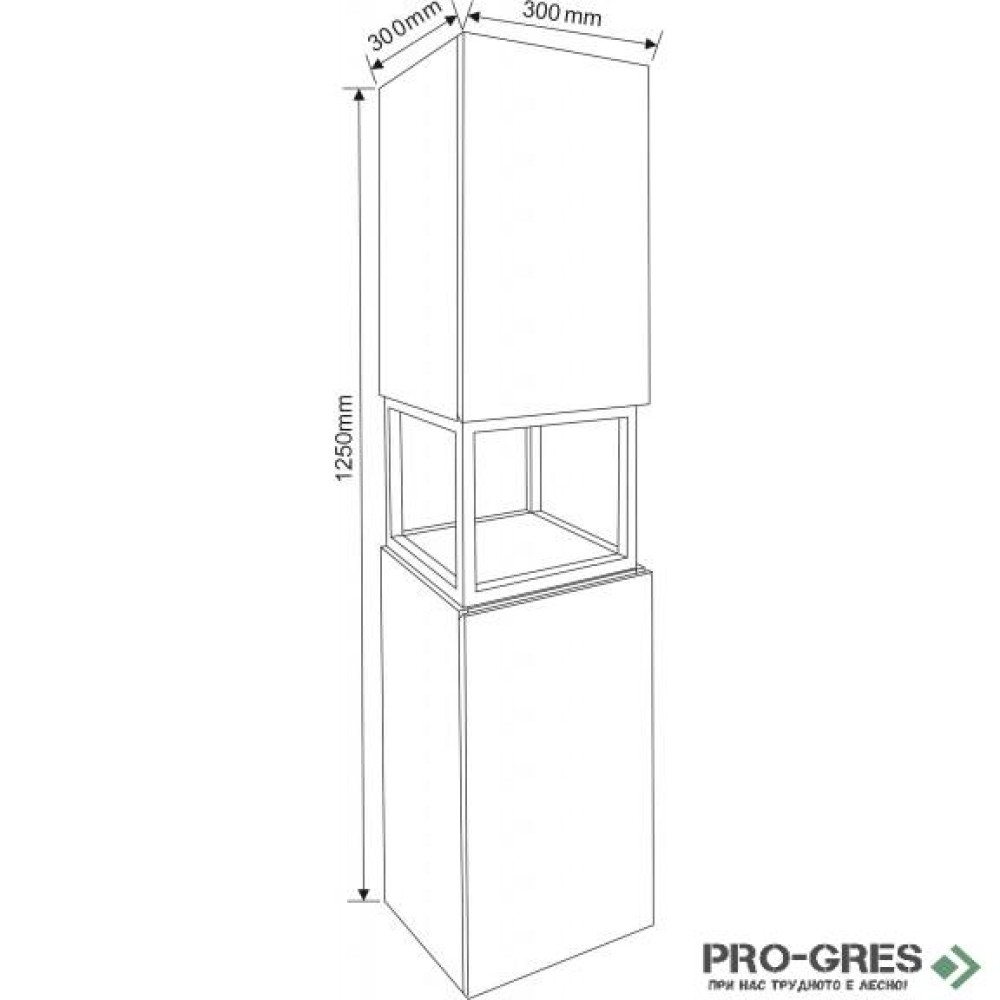 Колона за баня 30×120 