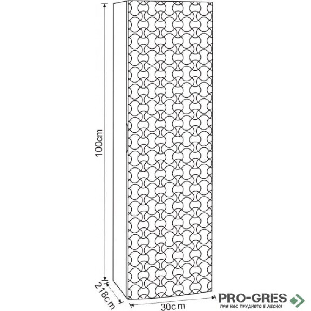 Колона PVC за баня 30×100см, Inter Ceramic ICP 3055