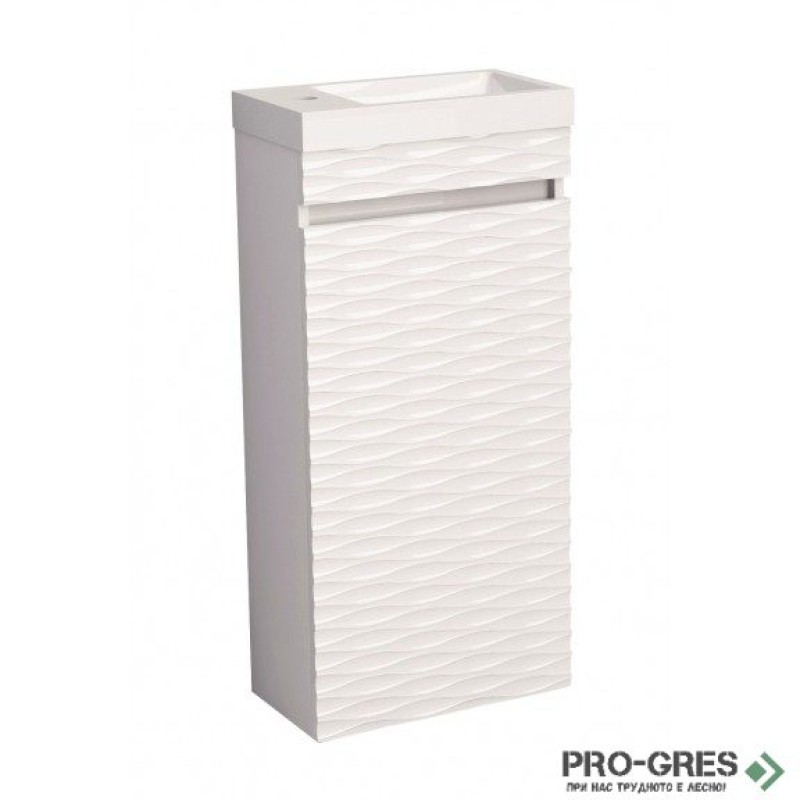 Стоящ PVC шкаф за баня 40см, Inter Ceramic ICP 3979