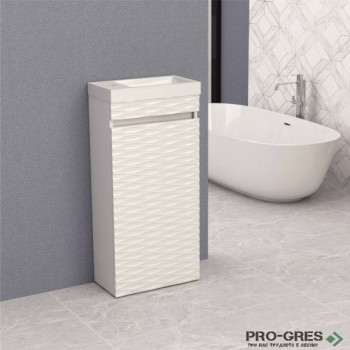 Стоящ PVC шкаф за баня 40см, Inter Ceramic ICP 3979