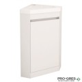 Стоящ ъглов PVC шкаф за баня 40см, Inter Ceramic ICP 4040 NEW