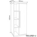 Колона за баня PVC,  50×120см, Inter Ceramic ICP 5030 1