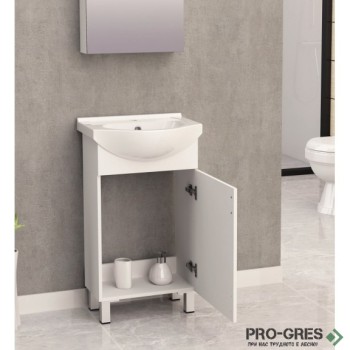 Стоящ PVC шкаф за баня 50см, Inter Ceramic ICP 5035 Стоящ PVC шкаф за баня 50см, Inter Ceramic ICP 5035