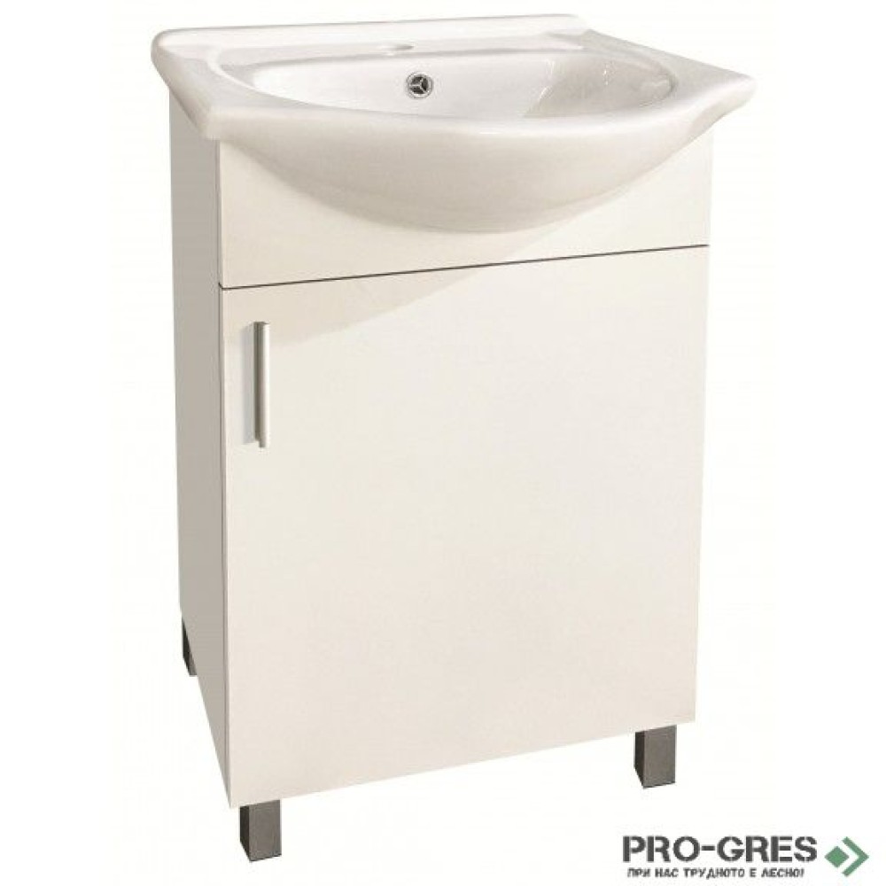 Стоящ PVC шкаф за баня 50см, Inter Ceramic ICP 5035