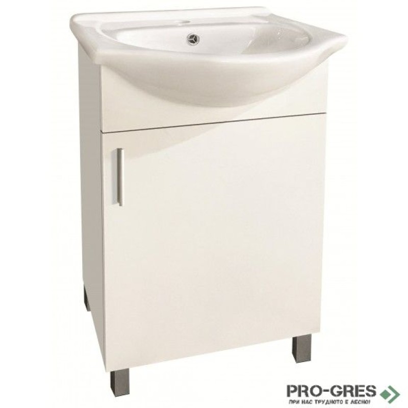 Стоящ PVC шкаф за баня 50см, Inter Ceramic ICP 5035