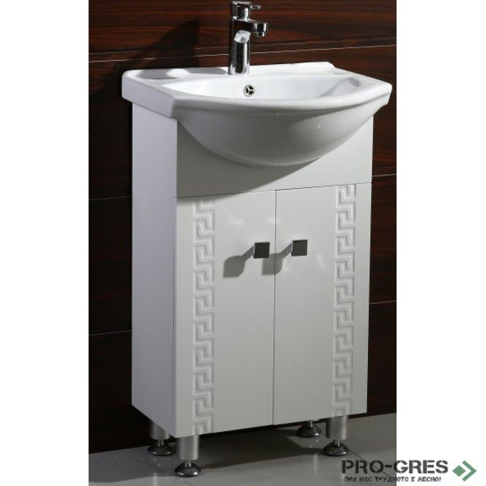 Стоящ PVC шкаф за баня 50см “СПЕНСЪР”, Inter Ceramic ICP 5050S 