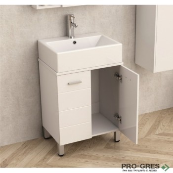Стоящ PVC шкаф "БРУНО" 55см, без умивалник, Inter Ceramic ICP 5077 Стоящ PVC шкаф "БРУНО" 55см, без умивалник, Inter Ceramic ICP 5077