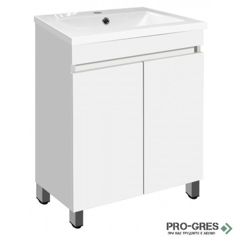 Стоящ PVC шкаф за бяна 50см, Inter Ceramic ICP 5081