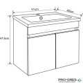 Долен PVC шкаф за баня 50см, Inter Ceramic ICP 5082