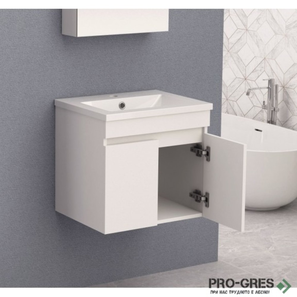 Долен PVC шкаф за баня 50см, Inter Ceramic ICP 5082