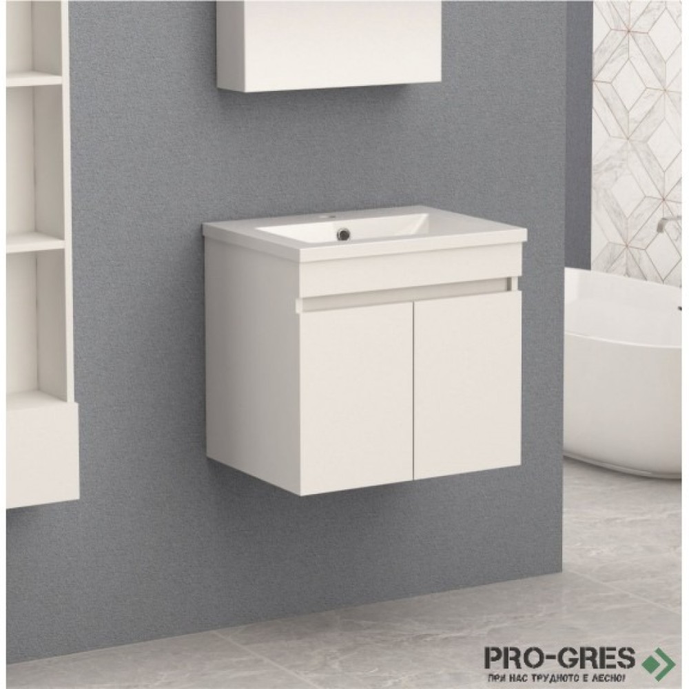 Долен PVC шкаф за баня 50см, Inter Ceramic ICP 5082
