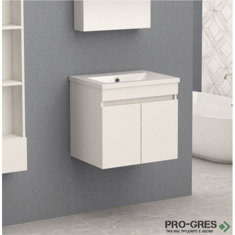 Долен PVC шкаф за баня 50см, Inter Ceramic ICP 5082