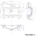 Долен PVC шкаф за баня 50см, Inter Ceramic ICP 5082