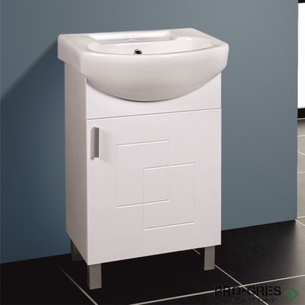 Стоящ PVC шкаф за баня 50см, Inter Ceramic ICP 5385