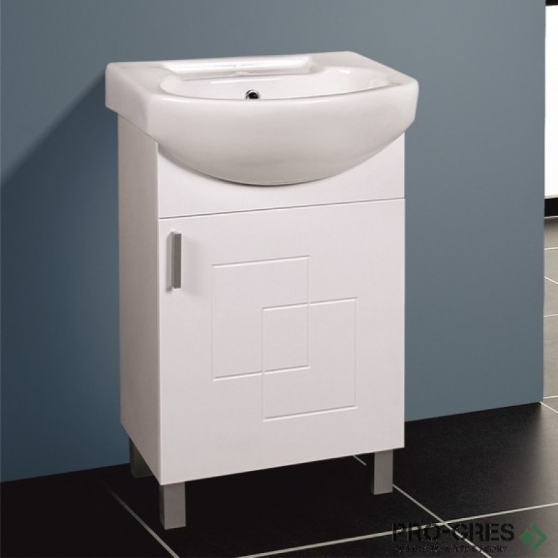 Стоящ PVC шкаф за баня 50см, Inter Ceramic ICP 5385