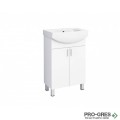Стоящ PVC шкаф за баня 50см + умивалник, Inter Ceramic  ICP 5535 + 4255