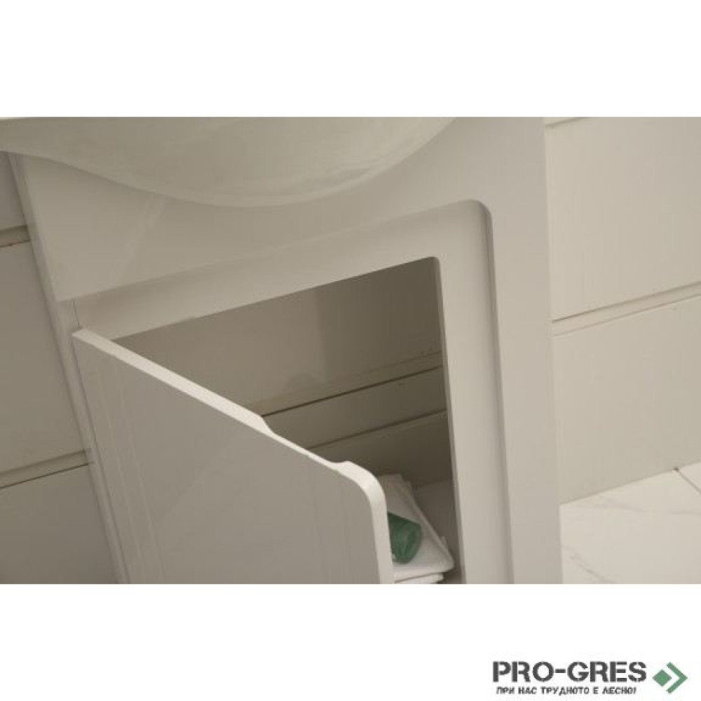 Стоящ PVC шкаф за баня 55см "АЛЕН", Inter Ceramic ICP 5542