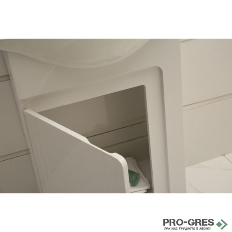 Стоящ PVC шкаф за баня 55см "АЛЕН", Inter Ceramic ICP 5542