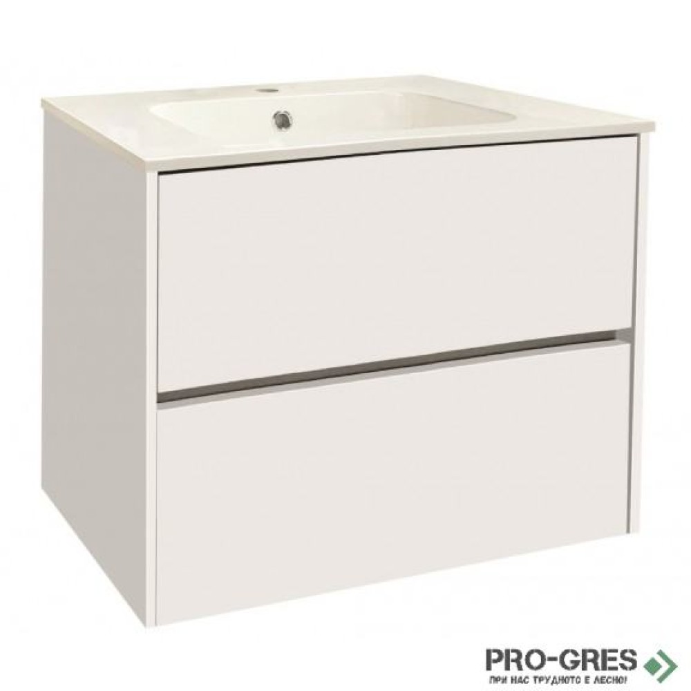 Долен шкаф за баня PVC,бял, 60см, Inter Ceramic ICP 5955