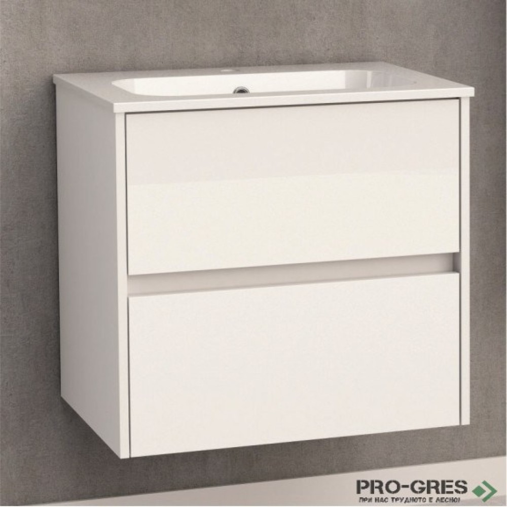 Долен шкаф за баня PVC,бял, 60см, Inter Ceramic ICP 5955