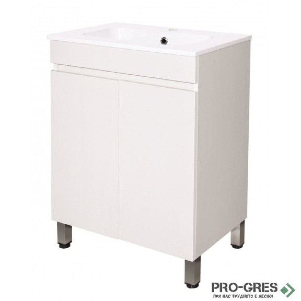 Стоящ PVC шкаф за баня 60см, Inter Ceramic ICP 5981
