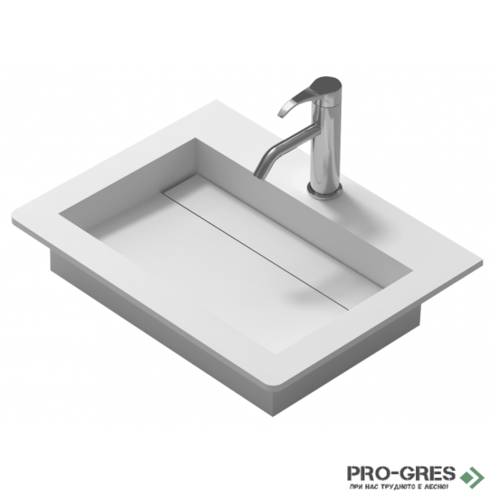 Долен PVC шкаф за баня 60см, Inter Ceramic ICP 6027
