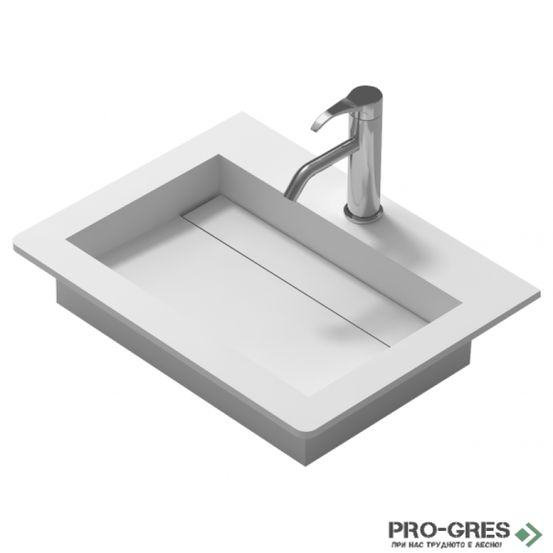 Долен PVC шкаф за баня 60см, Inter Ceramic ICP 6027