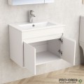 Шкаф за баня с мивка, PVC, бял, Inter Ceramic ICP 6038-045 БАРИ