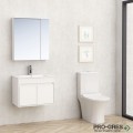 Шкаф за баня с мивка, PVC, бял, Inter Ceramic ICP 6038-045 БАРИ