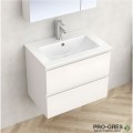 Шкаф за баня с мивка, PVC, бял, Inter Ceramic ICP 6038-50 МОНЦА