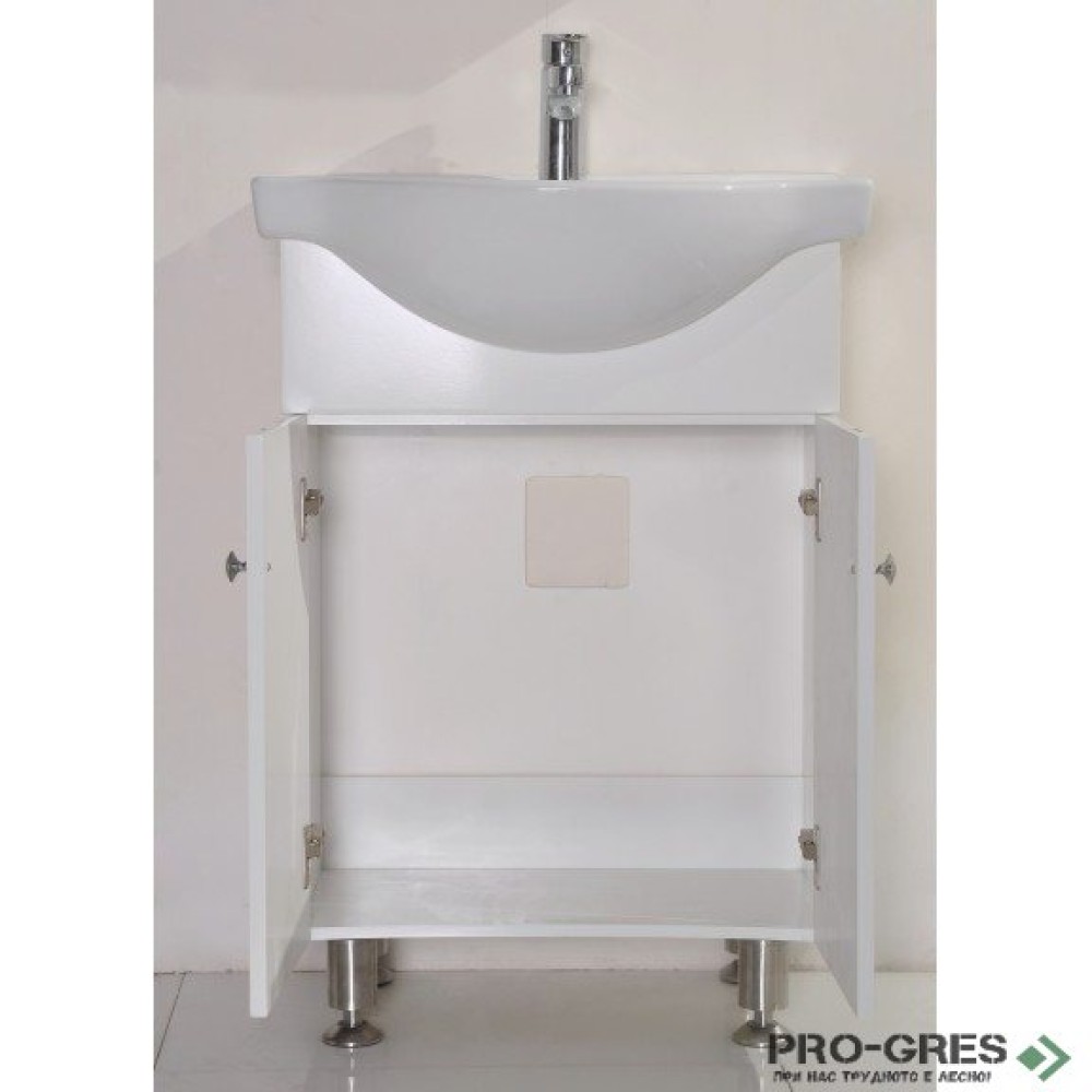 Стоящ PVC шкаф за баня 60см, Inter Ceramic ICP 6042