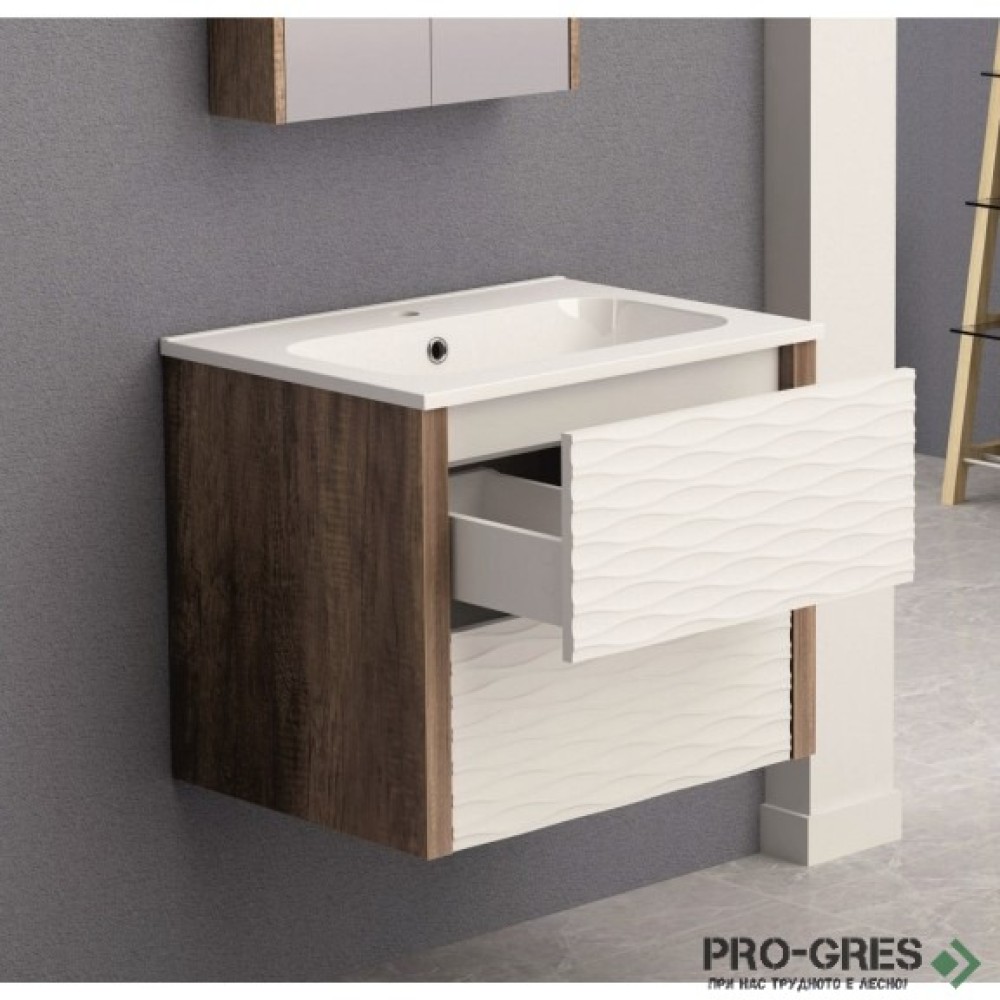 Долен PVC шкаф за баня МАДИСЪН-60, Inter Ceramic  ICP 6043