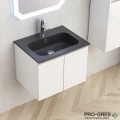 Долен шкаф за баня 60cm, черен мат, Inter Ceramic ICP 6045+ 5955MB